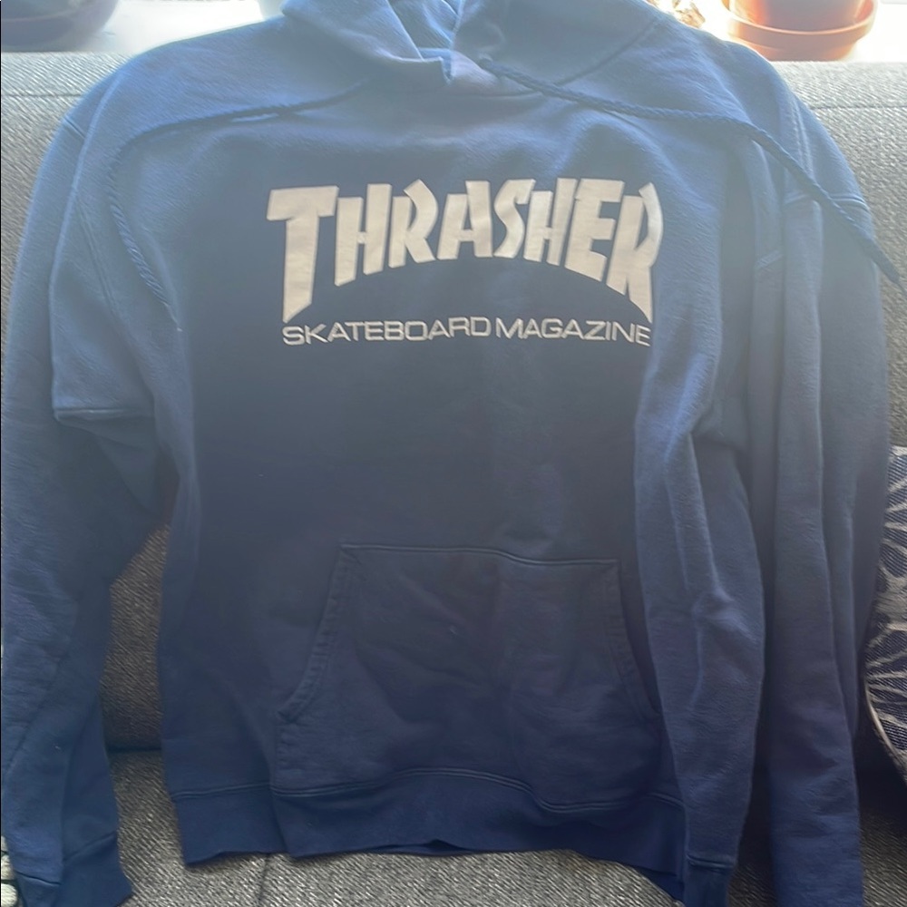 Thrasher Men's Blue Hoodie